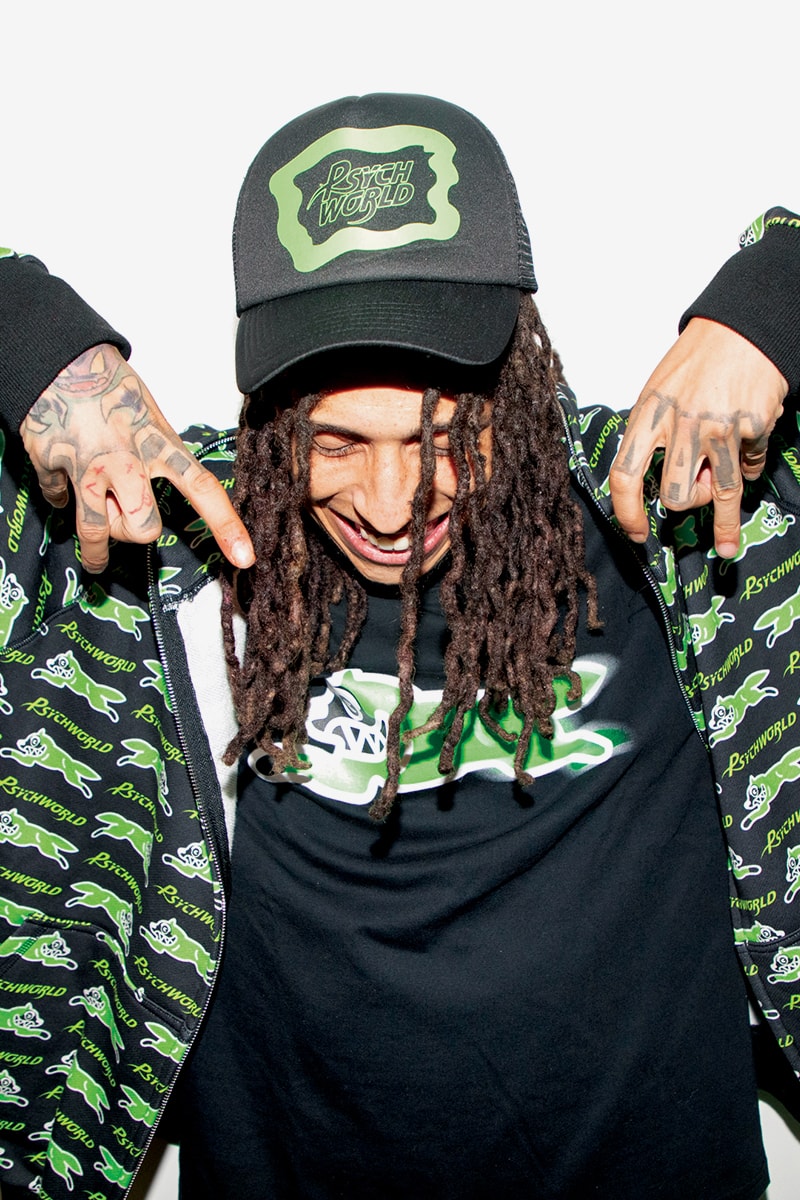 Psychworld BBC ICECREAM Collection HBX Release Info Varsity Jacket Hoodie Zip Trucker t shirt Jeans Buy Price Mask Rug