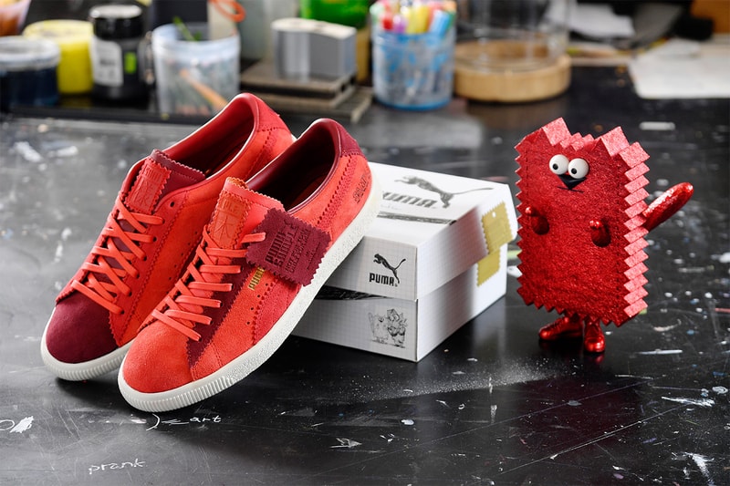 Michael Lau PUMA suede VTG sample collaboration red 