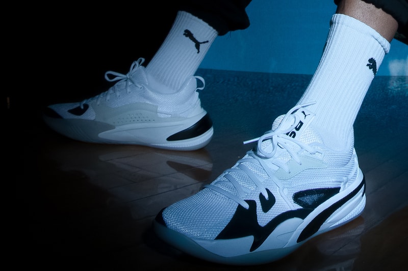 puma j cole rs dreamer ebony ivory black white release information details buy cop purchase nba basketball
