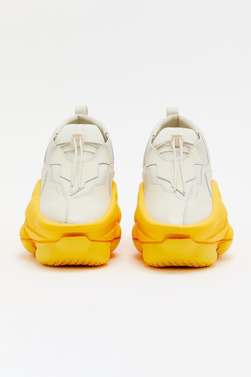 pyer moss kerby jean raymond sculpt shoe sneaker white yellow official release date info photos price store list buying guide