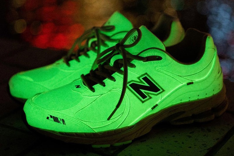 randomevent unik new balance 2002r glow in the dark green black white official release date info photos price store list buying guide