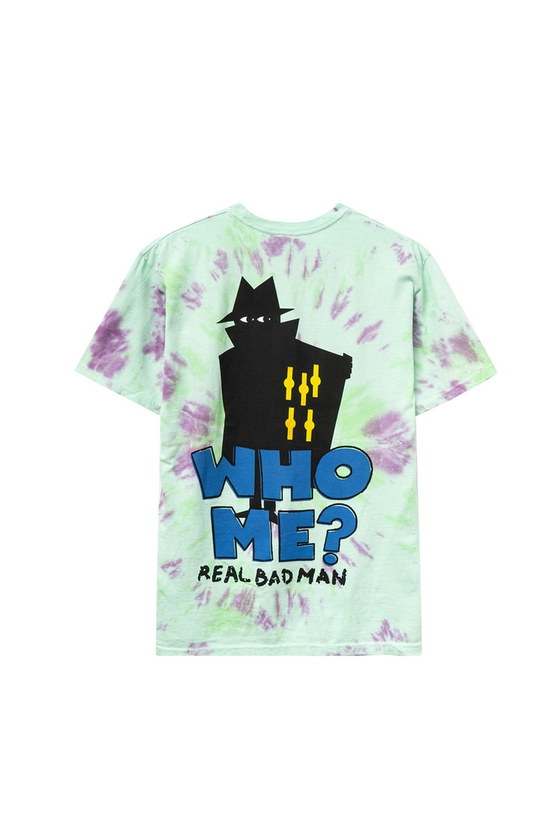 Real Bad Man Drop one Season Six menswear streetwear t shirts graphics prints illustrations music label rug tyvek tote tees fw20 collection 