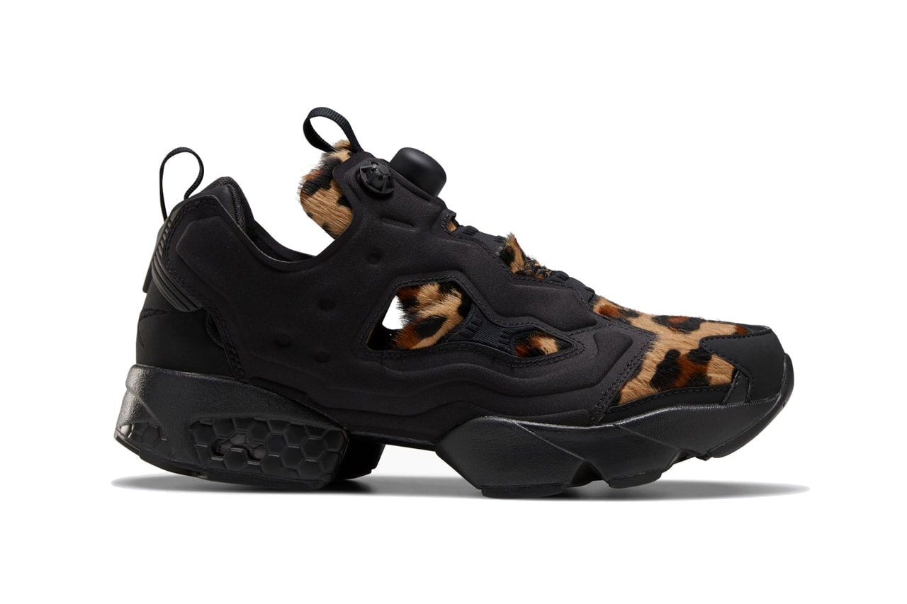 reebok instapump fury leopard print black brown tan FY4724 official release date info photos price store list buying guide
