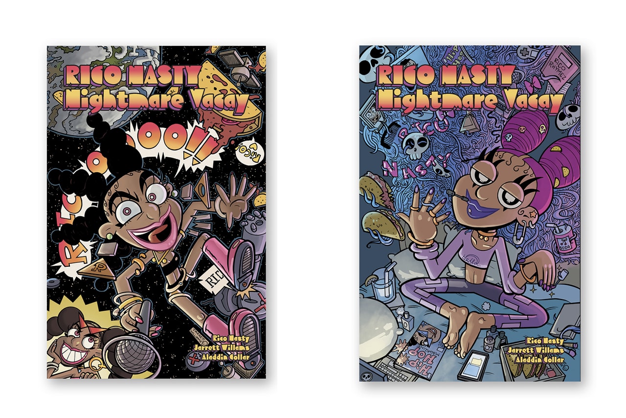 Rico Nasty Unveils Nightmare Vacay vacation Comic Book publication z2 comics hip hop singer songwriter pop artist album lp