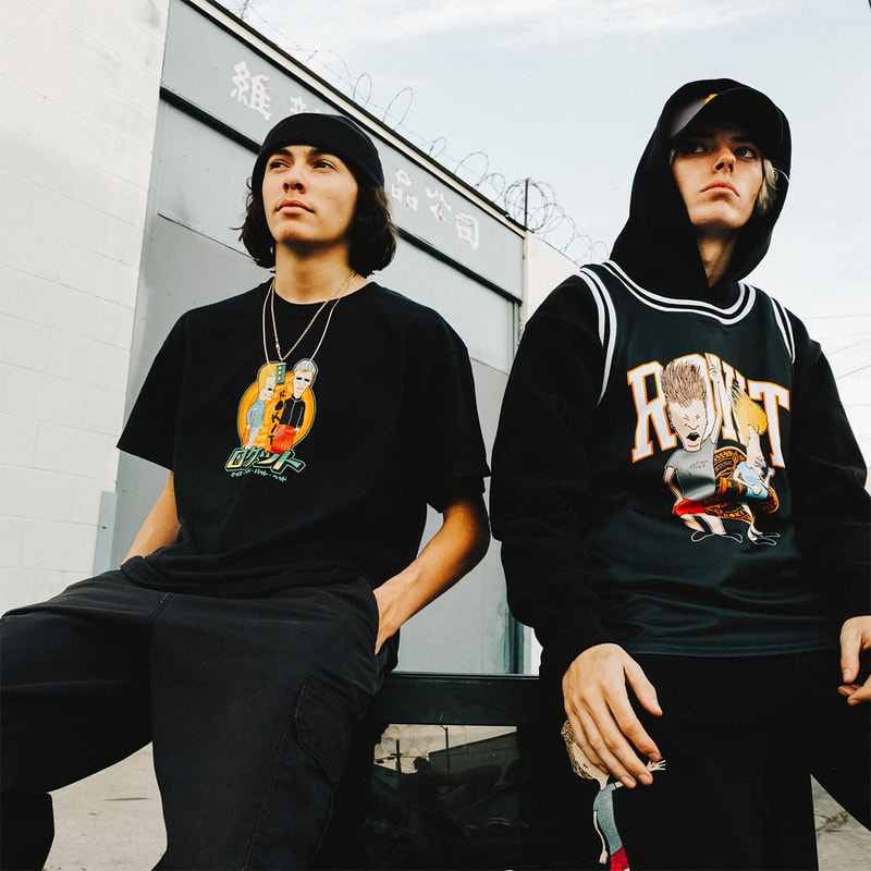 rokit beavis and butt-head collaboration hoodie long sleeve t-shirt trucker hat sweatpants release info date pricing buying guide