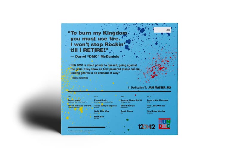 Run DMC 12on12 Jam Master Jay Tribute limited edition Vinyl Release