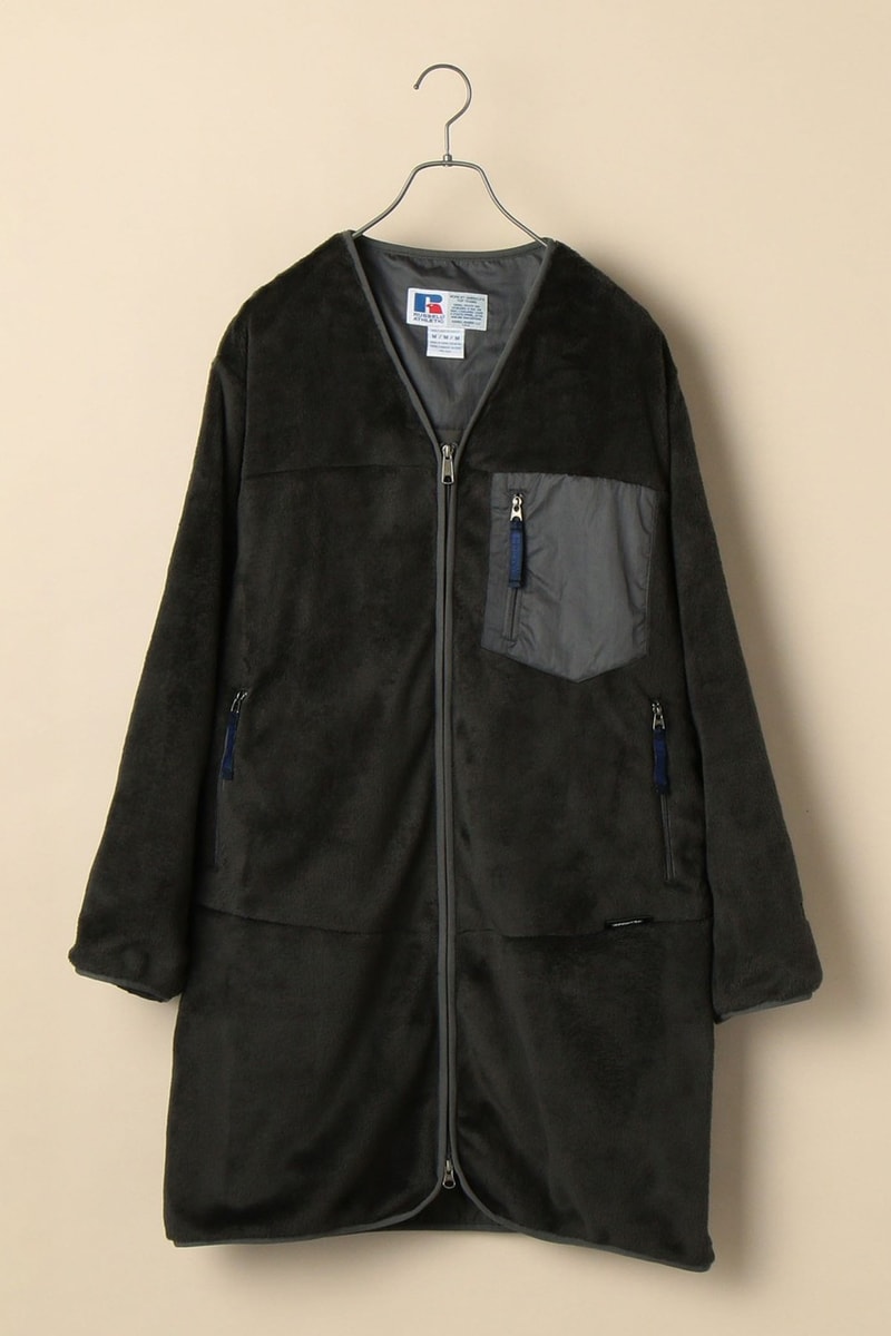 russell athletic ships jet blue store exclusive fleece jackets coats charcoal grey dark grey camel black official release date info photos price store list buying guide 
