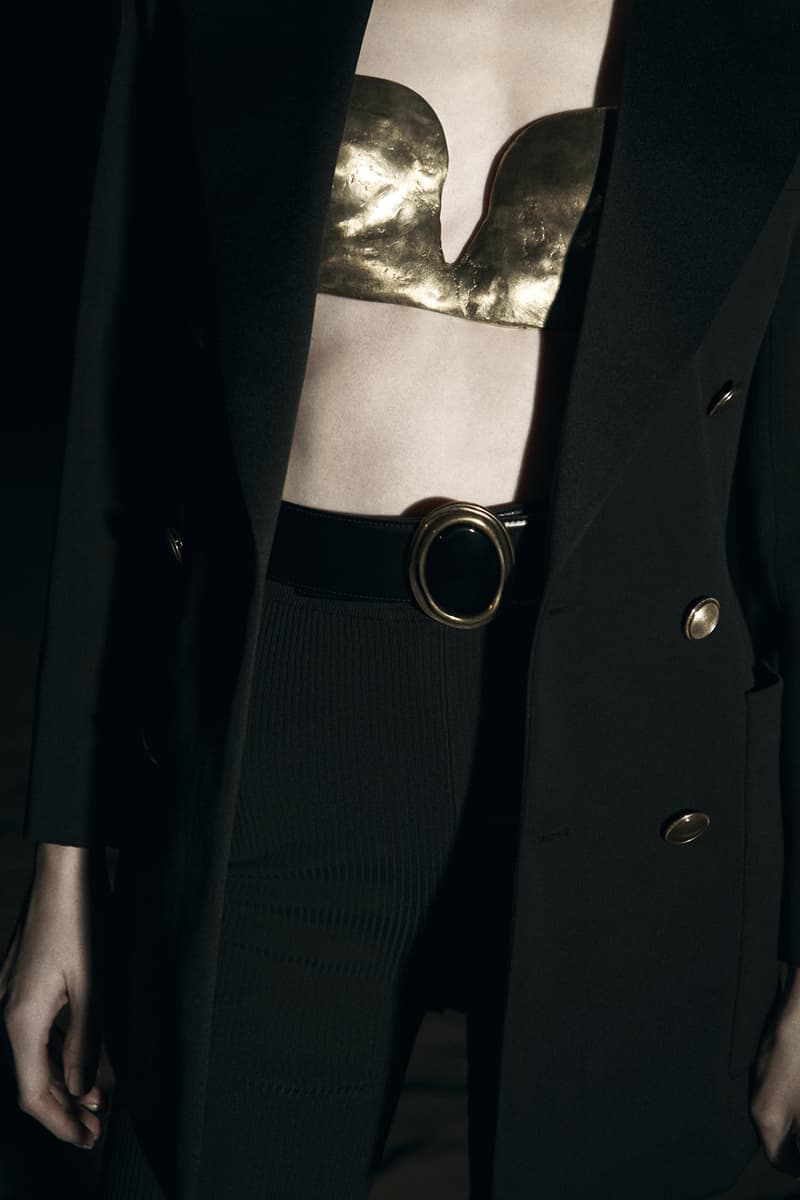 Saint Laurent Spring/Summer 2021 Women's Collection lookbook show presentation anthony vaccarello handbags belt jewelry dresses pumps shoes hailey beiber blackpink rose lily collins kaia gerber charlotte gainsbourg
