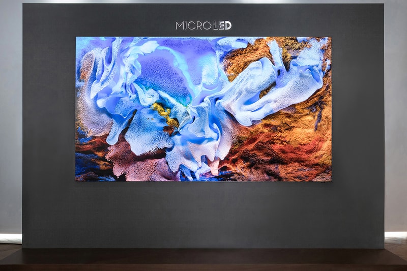 Samsung 110-Inch MicroLED 4K TV Info home electronics displays technology Korean Korea TVs Televisions 