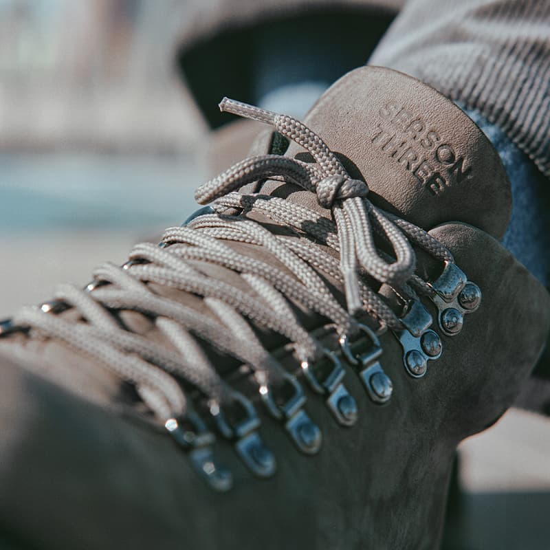 season three escape to coney island ansel boot editorial campaign grey black 