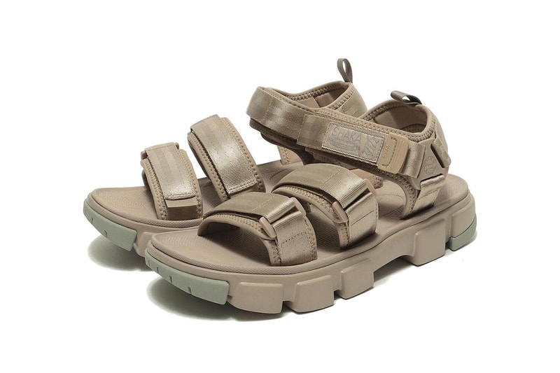 shaka b ming beams neo bungy sandal collaboration black beige release info photos pricing store list buying guide