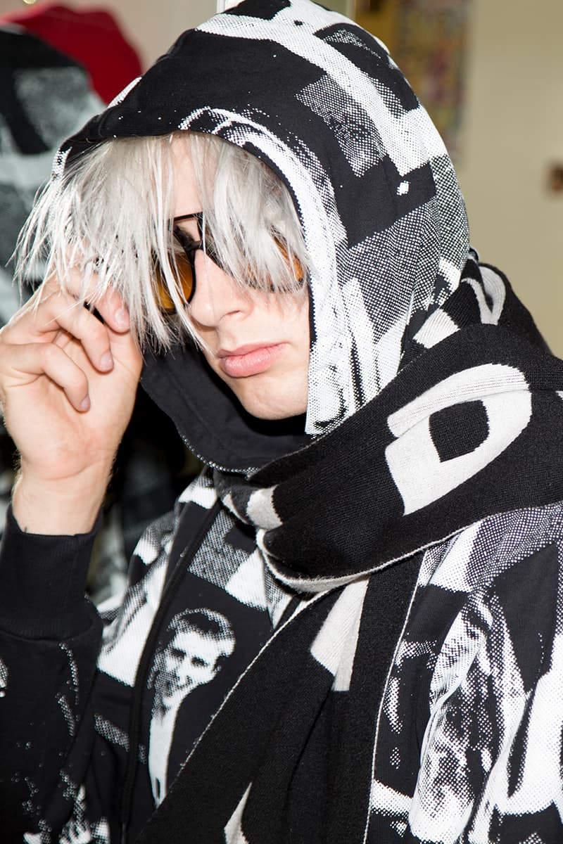 Shane Gonzales BOY London FW20 Collection Lookbook Release Info Blazer denim bomber tie scarf