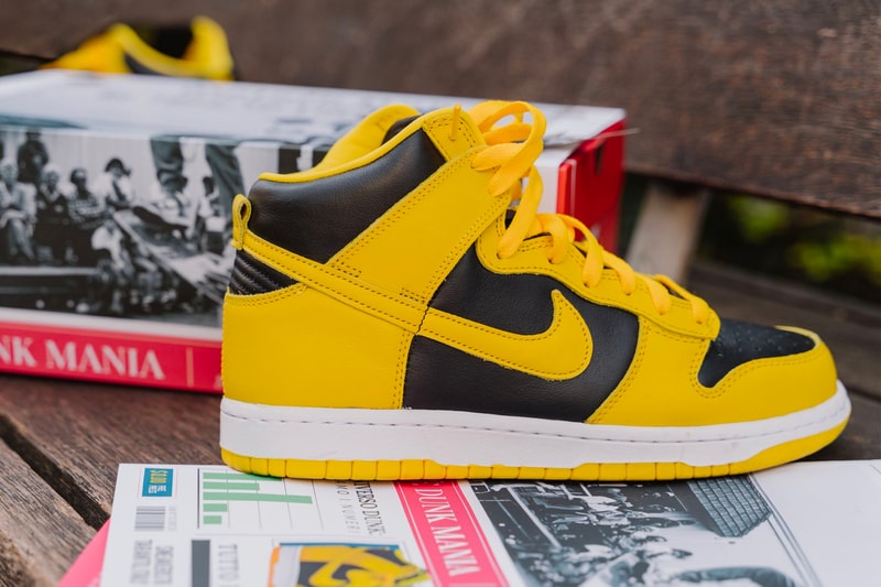 Sneakers76 and Ginnika Release Capsule Celebrating the Nike Dunk High "Varsity Maize" cz8149-002 sneakers wutang Wu Tang Iowa Hawkeyes