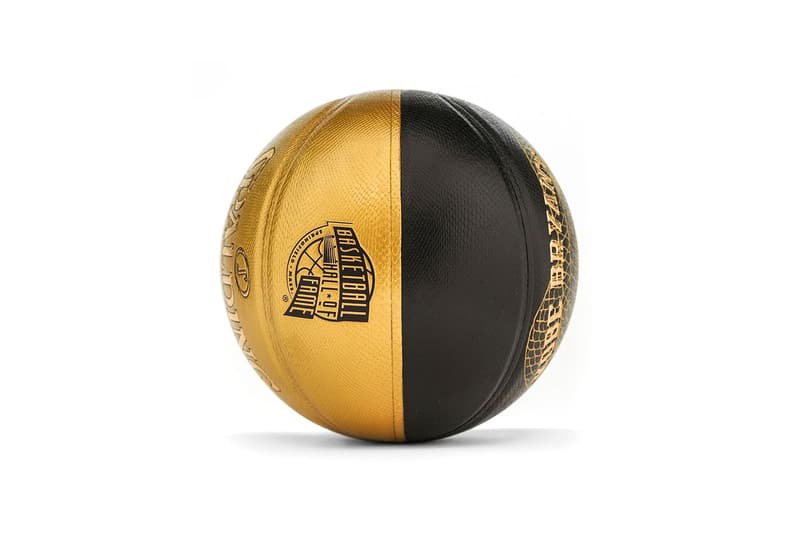 spalding kobe bryant hall of fame basketball release info date black mamba black gold