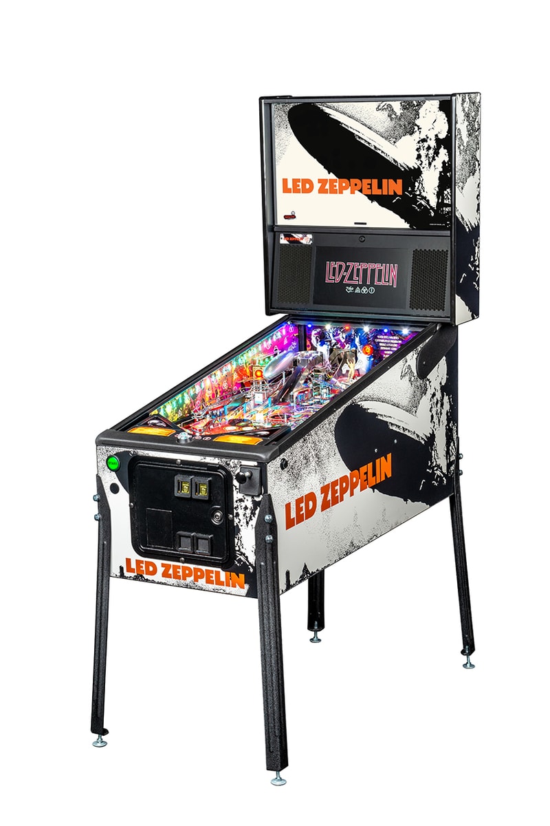 led zeppelin stern pinball machine release info photos limited edition robert plant rock and roll band 