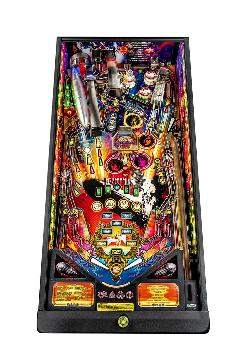 led zeppelin stern pinball machine release info photos limited edition robert plant rock and roll band