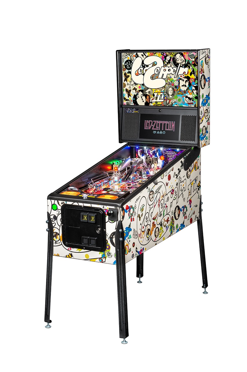 led zeppelin stern pinball machine release info photos limited edition robert plant rock and roll band 