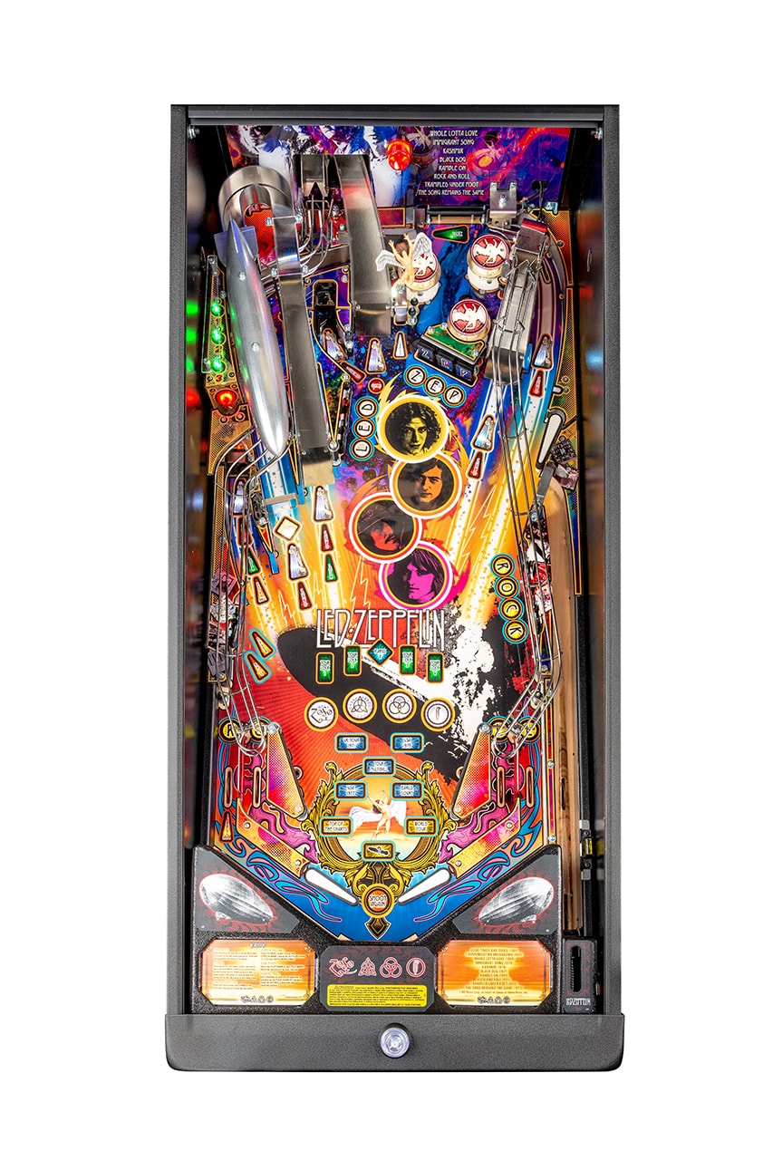 led zeppelin stern pinball machine release info photos limited edition robert plant rock and roll band 