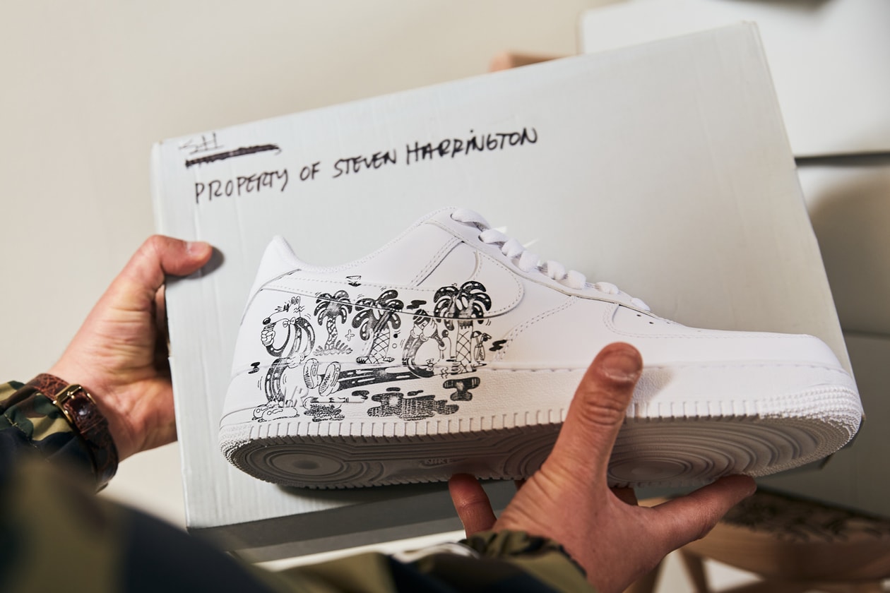 sole mates steven harrington nike air force 1 low high mid interview conversation q and a artist hypebeast official release date info photos price store list buying guide