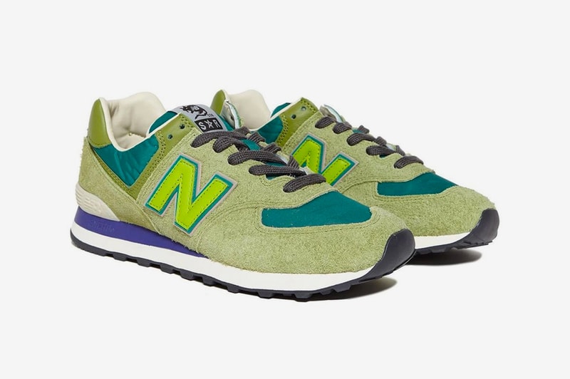 stray rats new balance 574 green teal red purple pink release info photos price store list buying guide 