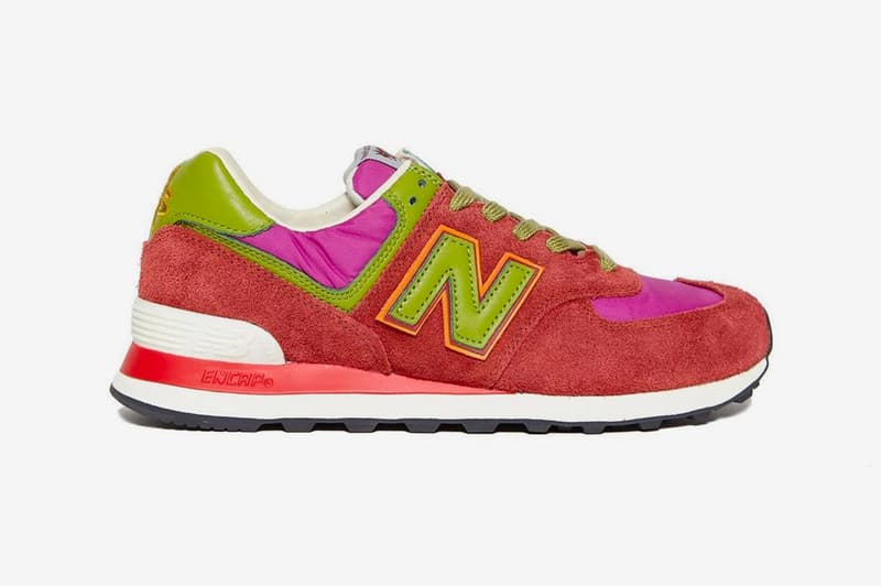 stray rats new balance 574 green teal red purple pink release info photos price store list buying guide 