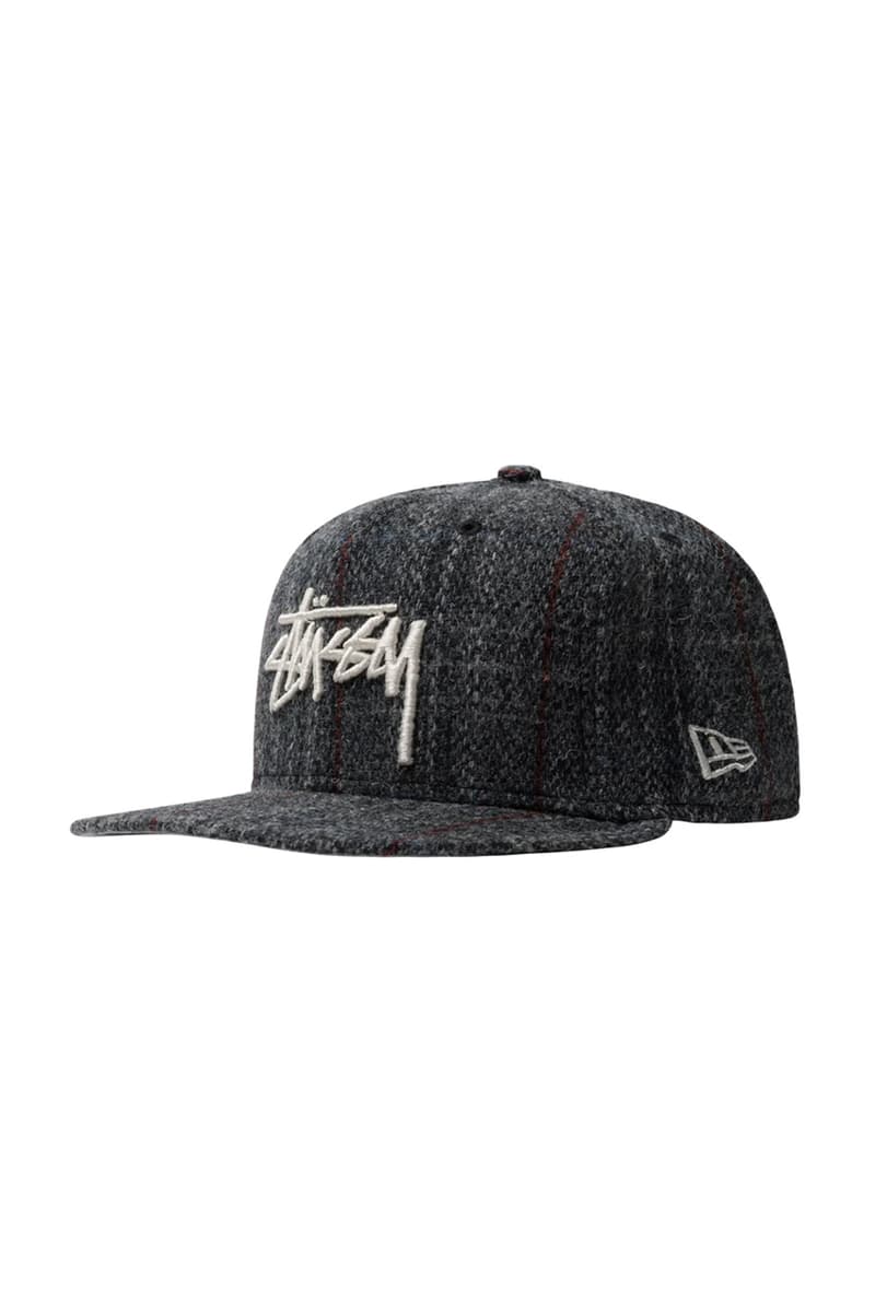 Stüssy harris tweed holiday 2020 collection new era cap beach pant sport coat release info photos buying guide