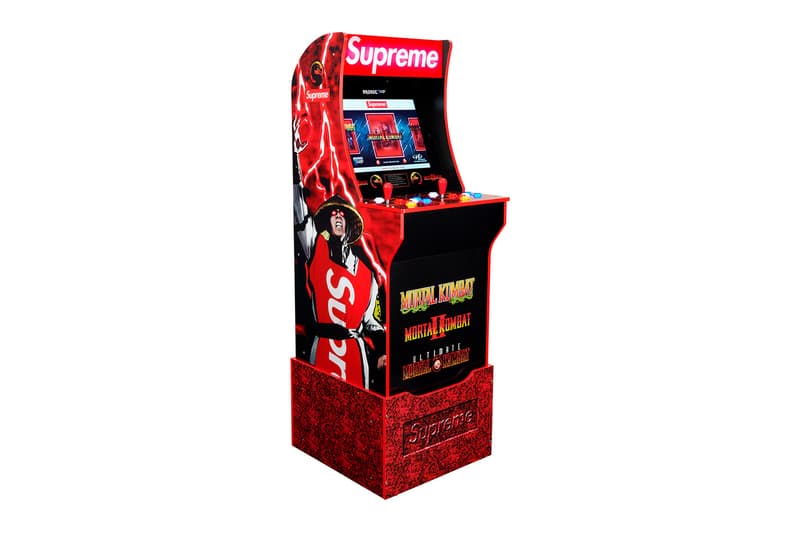 Supreme Fall Winter 2020 Week 16 Release Drop List Pricing Price Buy December 10 The North Face Mortal Kombat Arcade Game Crewneck Hooded Sweatshirt Half Zip Pullover 6 Panel Beanie Shirt Waist Bag Camp Cap Backpack Nuptse Jacket Trooper Stocking Pat McGrath Labs Lipstick