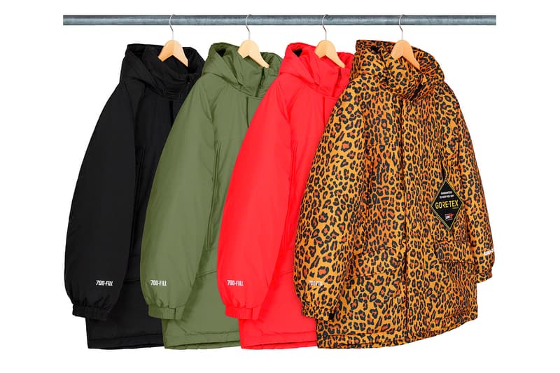 Supreme Fall Winter 2020 Week 17 Release Drop List Pricing Price Buy December 18 Tees Cross Box Mariah Carey Bear Everywhere Blur Koyaanisqatsi Chrome No More Shit Classics Taped Seam Windstopper Camp Cap Script Logos Trooper Cordura Small box 6 Panel New Era Balaclava Stay Positive Button Chucky Doll Gore Tex 700 Fill Down Parka Snakeskin Corduroy Zip Up Shirt Textured Stripe Crewneck Rib Hooded Sweatshirt Chenille Applique Hooded Rib Sweatpant