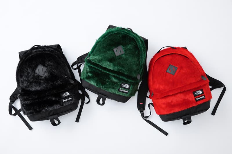 Supreme The North Face FW20 Faux Fur Collection Release Info Nuptse Jacket Backpack Waist Bag