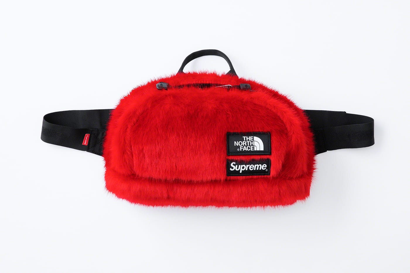 north face supreme backpack red