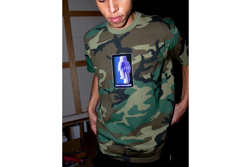 supreme camo t shirt