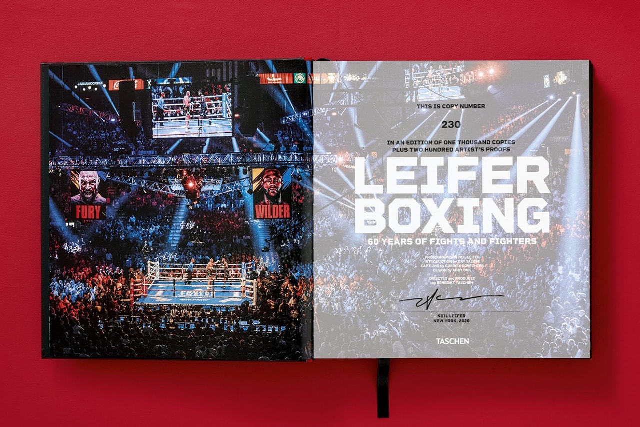 Taschen neil leider photography boxing book release information iconic images 
