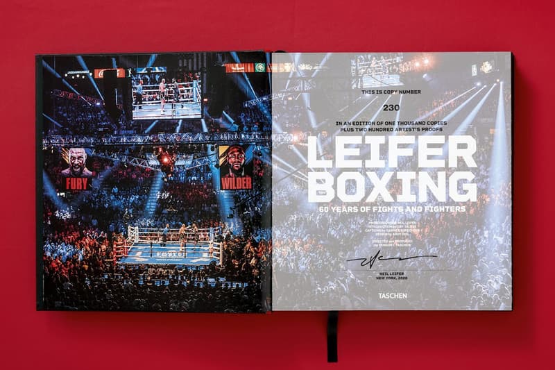 Taschen neil leider photography boxing book release information iconic images