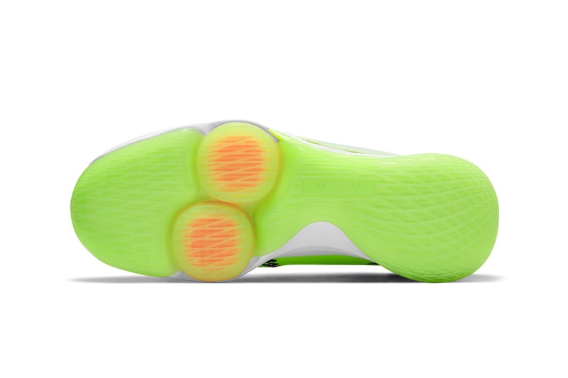 Lebron James Nike Witness 5 Sneaker Holiday Lime Basketball cq9381-300 NBA Basketball 