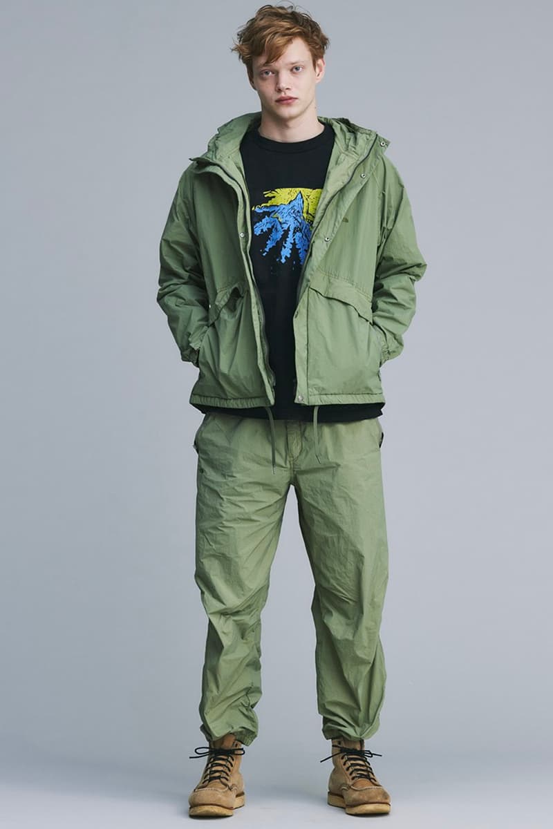 The North Face Purple Label Spring Sunmer 2021 Lookbook collection refined outerwear menswear streetwear performance jackets shirts t shirts pants trousers hoodies