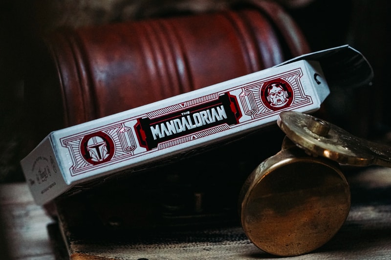 theory11 the mandalorian din djarin star wars baby yoda grogu moff gideon cara dune ig 11 playing cards deck disney plus 