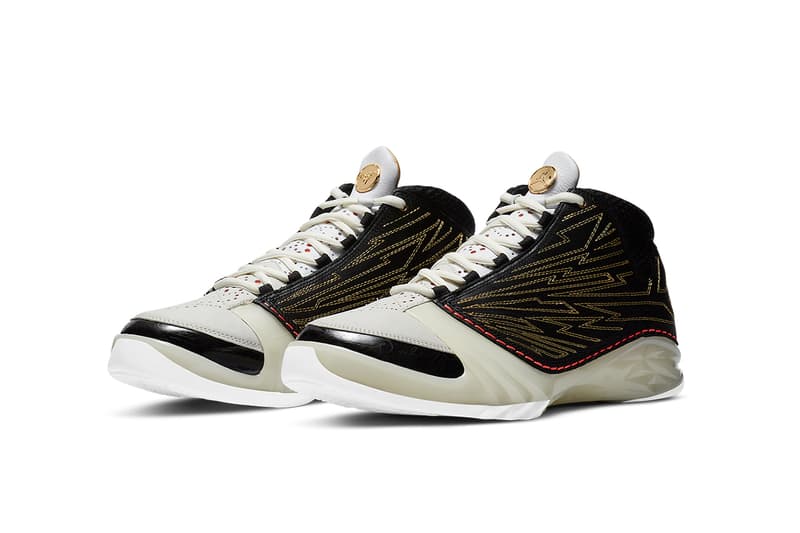 titan air jordan 23 CZ6222 001 black sail white metallic gold release info date photos price buying guide