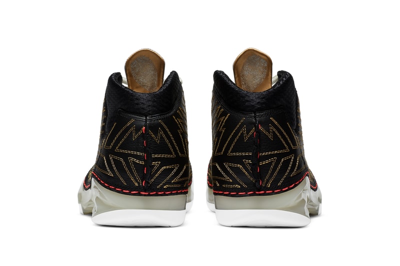 titan air jordan 23 CZ6222 001 black sail white metallic gold release info date photos price buying guide