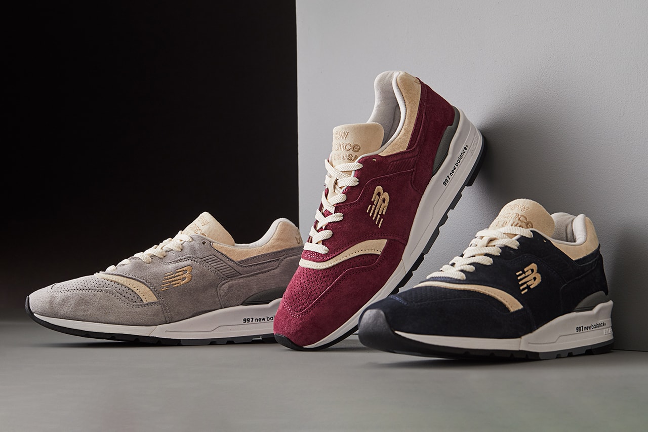 todd snyder new balance 997 triborough collection flying nb logo gray blue burgundy official release date info photos price store list buying guide