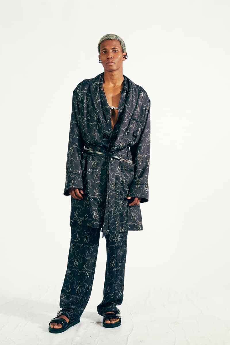 TOGA VIRILIS Spring/Summer 2021 "Cities of the Interior" Collection Lookbook Yasuko Furuta Menswear Shoes Sandals Boots Cowboy USA Western Influence Shirts Tailoring Frills Embellishments