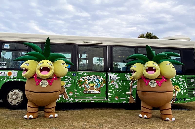 Tokyo-Miyazaki Solaseed Air Exeggutor airplane news Tokyo pikachu flights travel grass type pokemon
