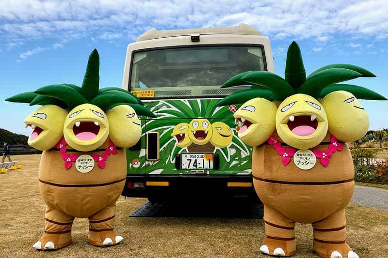 Tokyo-Miyazaki Solaseed Air Exeggutor airplane news Tokyo pikachu flights travel grass type pokemon
