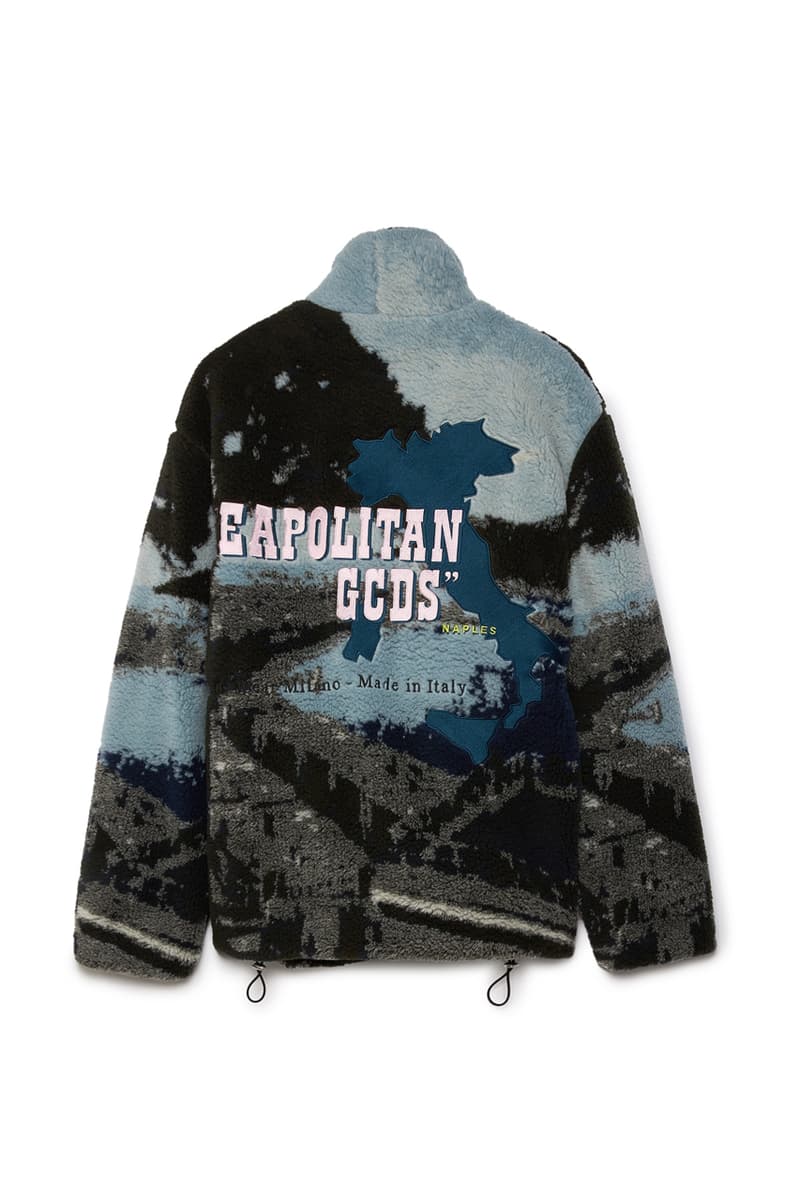 'Tom & Jerry' x GCDS Capsule Collection Cat Mouse Characters Children Cartoon Napoli Pile Jacket Borg Fleece Wool Sweater Gray Camel FW20 Fall Winter 2020