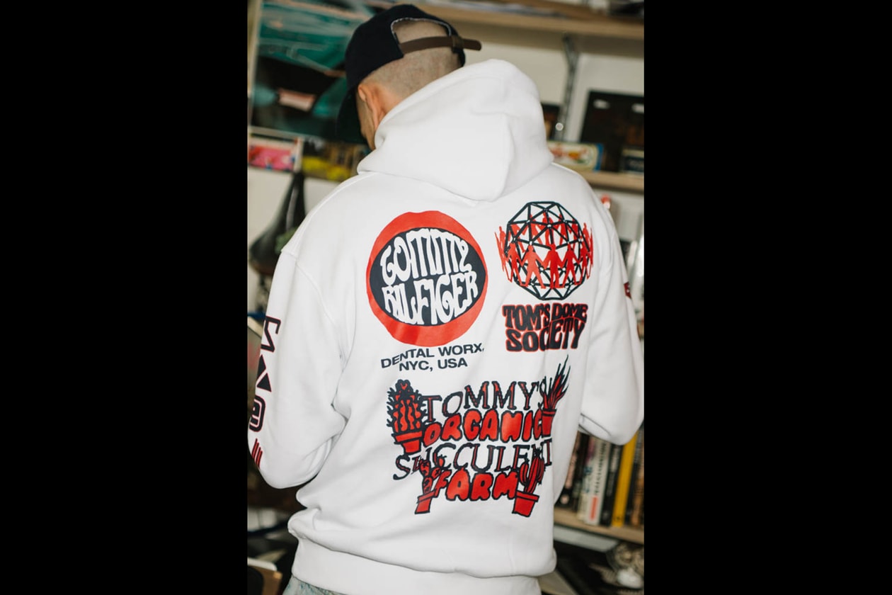 Tommy Hilfiger Presents Tommy's Drop Shop Collab Series Sportsbanger Mago Studio Zome Hoodie T-shirt