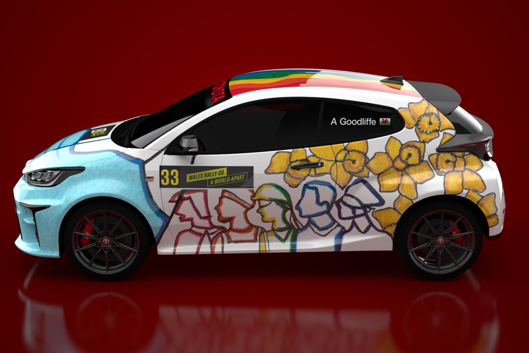 Toyota GR Yaris "Design a Rally Car Livery" Pandemic Key Workers COVID-19 Coronavirus Face Mask NHS Welsh Student WRC Cars Small Hot Hatch JDM Japanese 