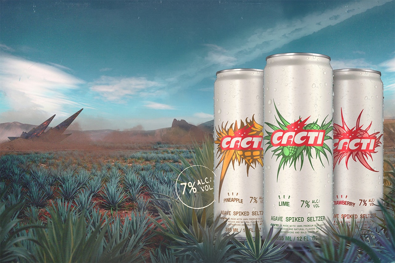 travis scott cacti agave spiked seltzer release info cactus jack march 2021