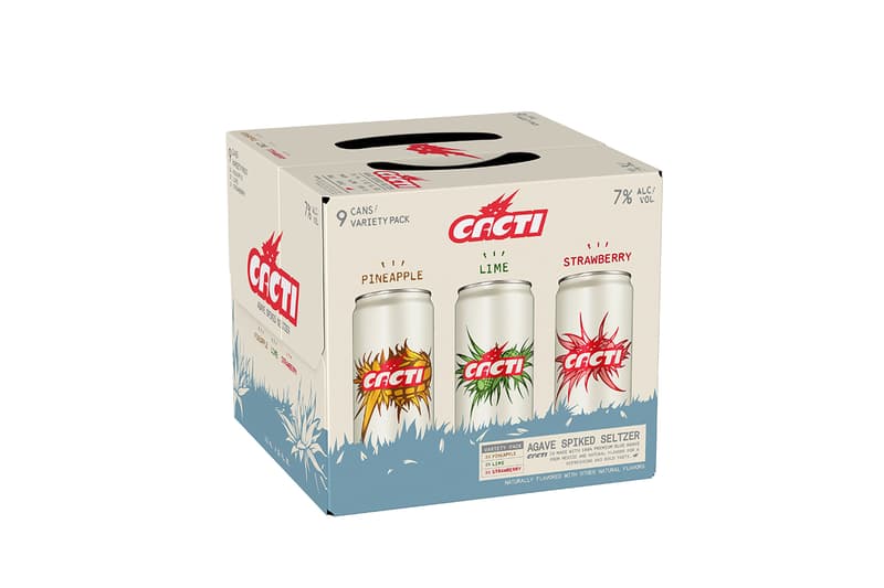 travis scott cacti agave spiked seltzer release info cactus jack march 2021