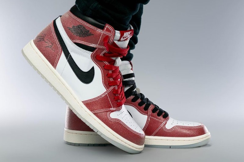 trophy room air jordan brand 1 chicago white red black 1985 collaboration all star game michael jordan official release date info photos price store list buying guide