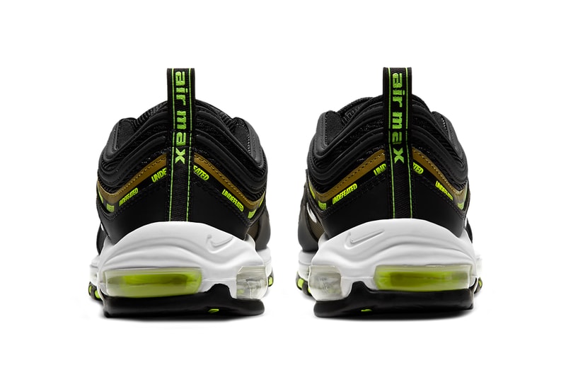 undefeated nike air max 97 DC4830 300 DC4830 001 militia green black orange blaze white black volt militia green white