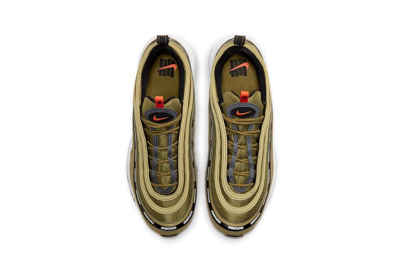 undefeated nike air max 97 DC4830 300 DC4830 001 militia green black orange blaze white black volt militia green white